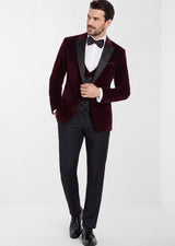 Burgundy Tuxedo