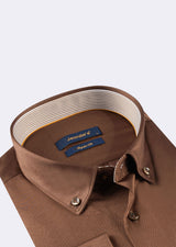 Brown Long Sleeve Shirt