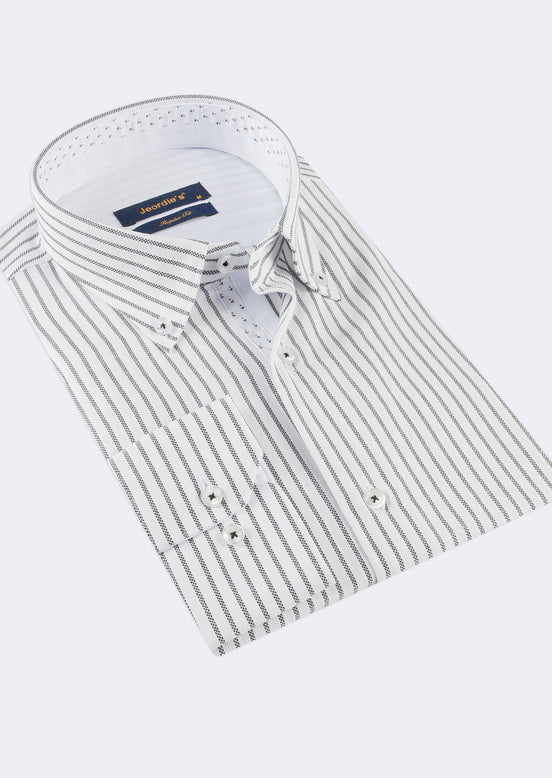 White - Black Long Sleeve Shirt