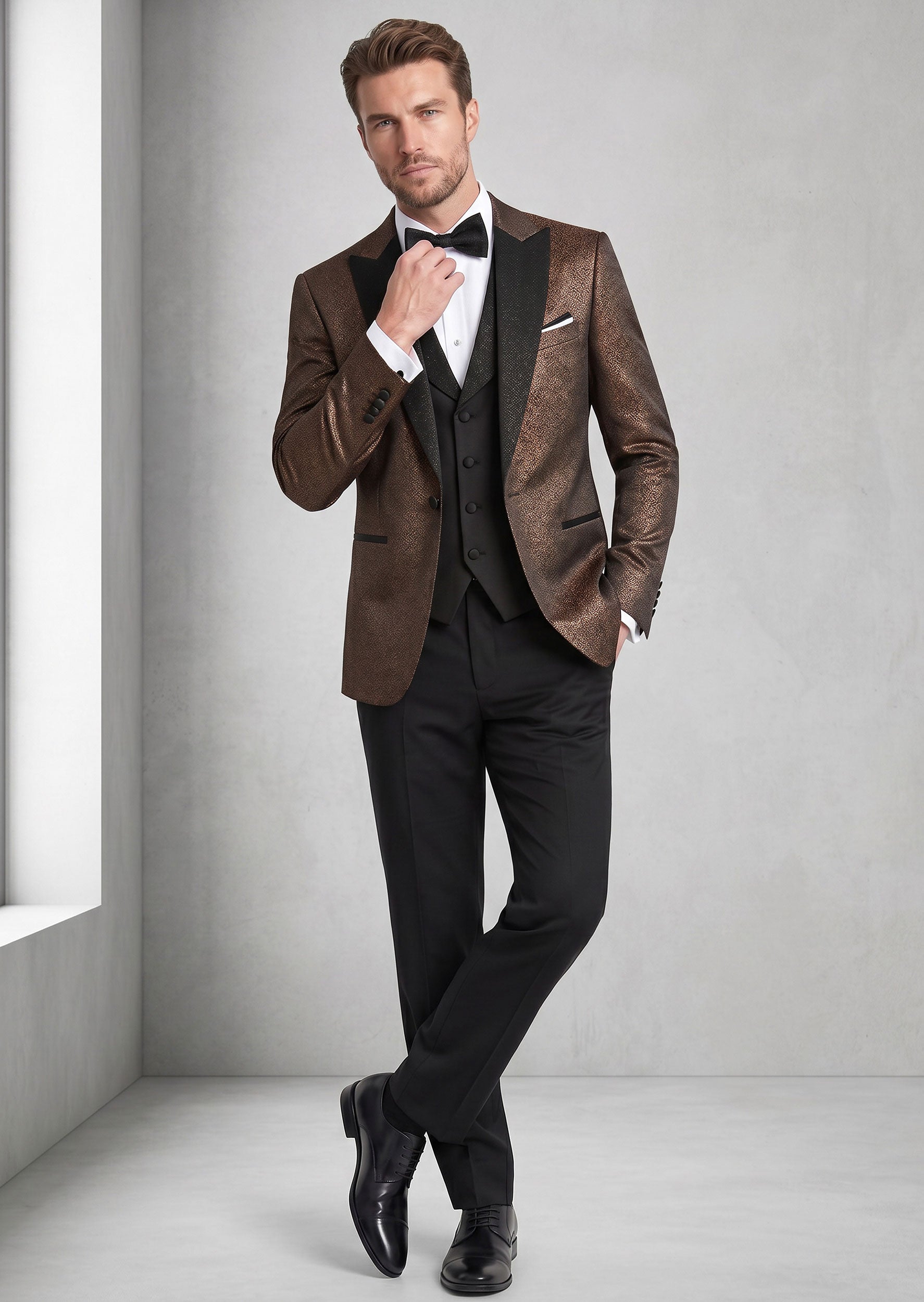 Burgundy Tuxedo