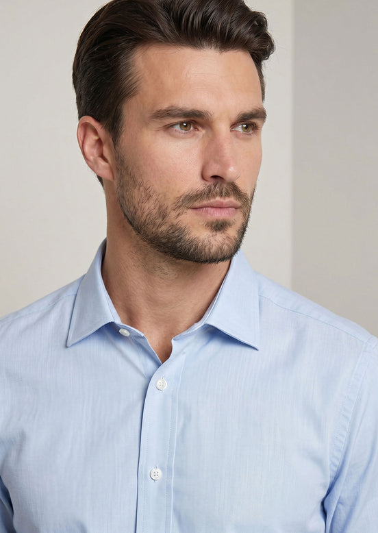 Light Blue Plain Shirt