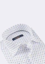 White - Navy Long Sleeve Shirt