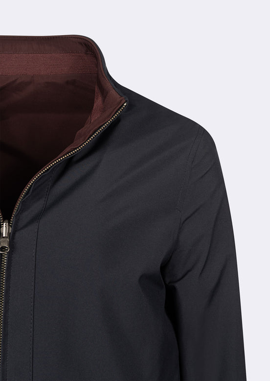 Navy - Burgundy Light Jacket