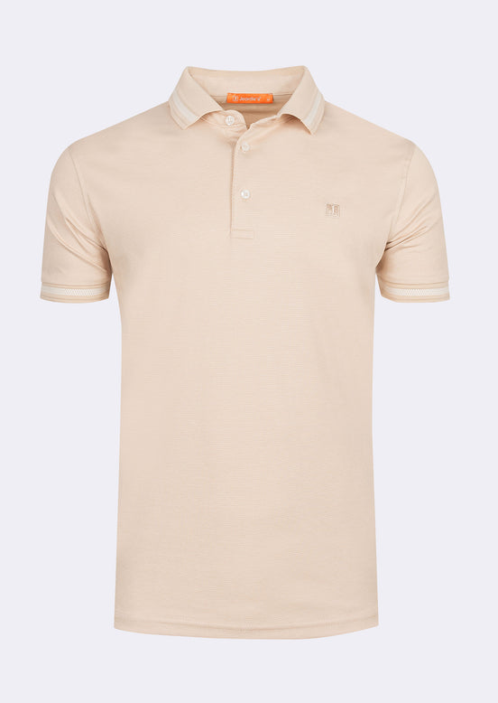 Beige Polo T-Shirt