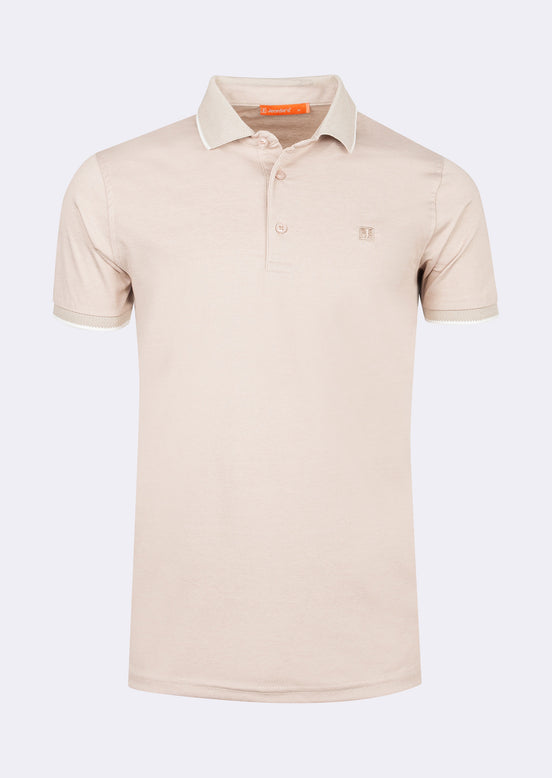 Beige Polo T-Shirt