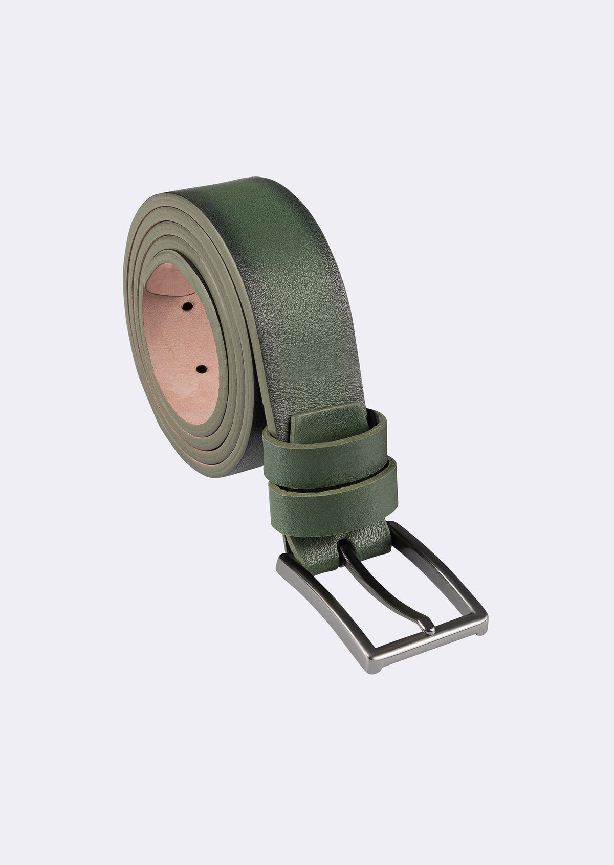 Green Leather Belt