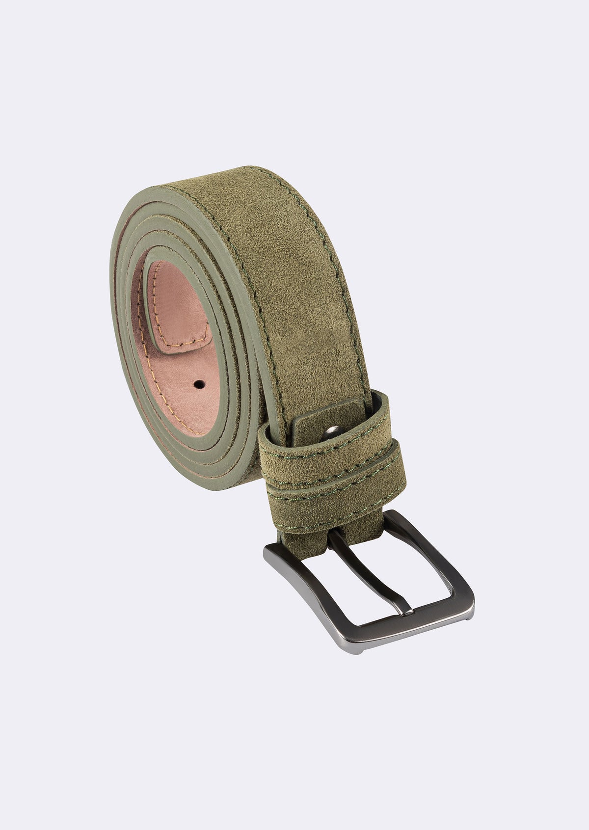 Green Leather Belt