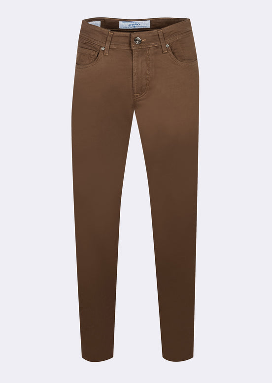 Dark Beige 5-Pocket Trouser