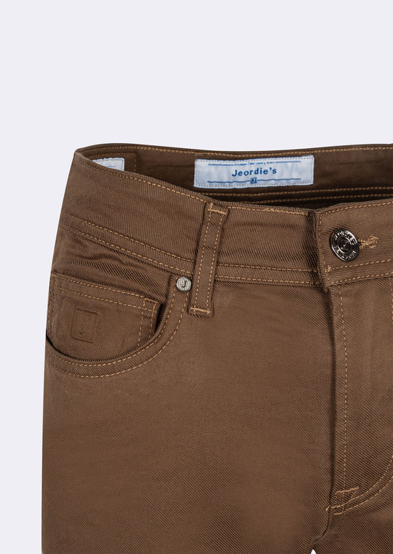 Dark Beige 5-Pocket Trouser