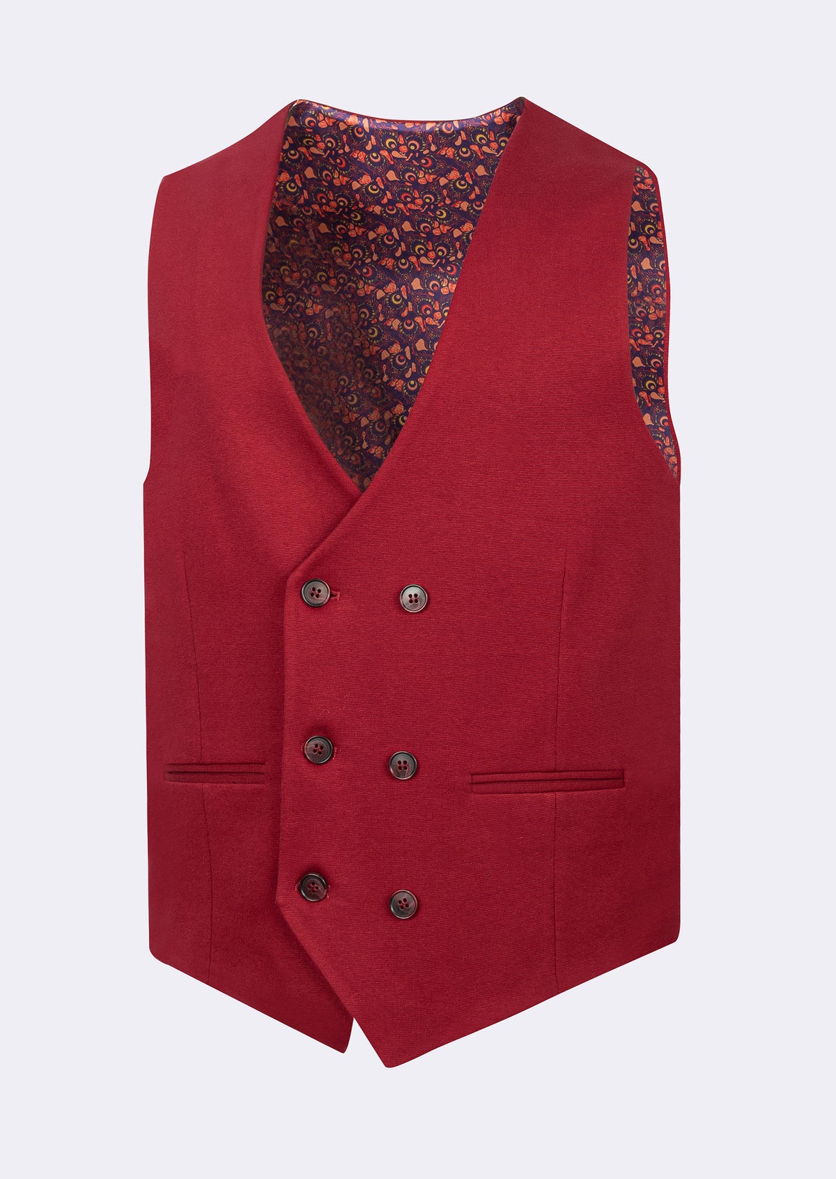 Burgundy Waistcoat