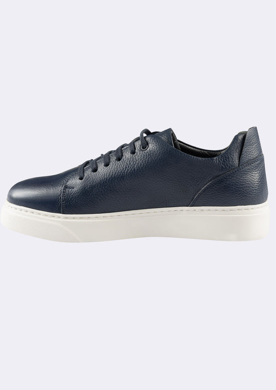 White - Navy Trainers