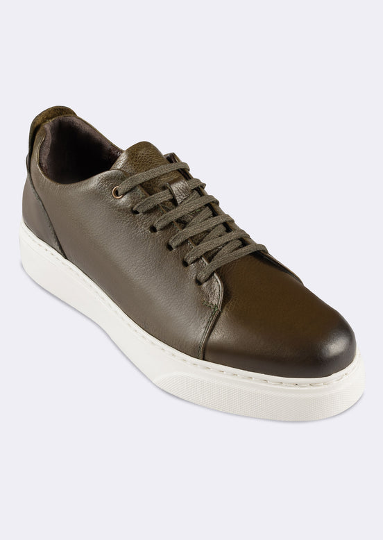 White - Khaki Trainers