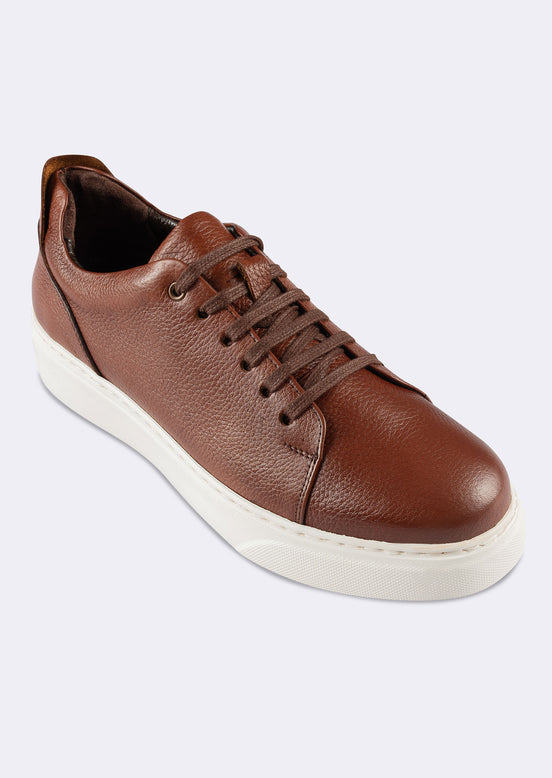 White - Tan Trainers