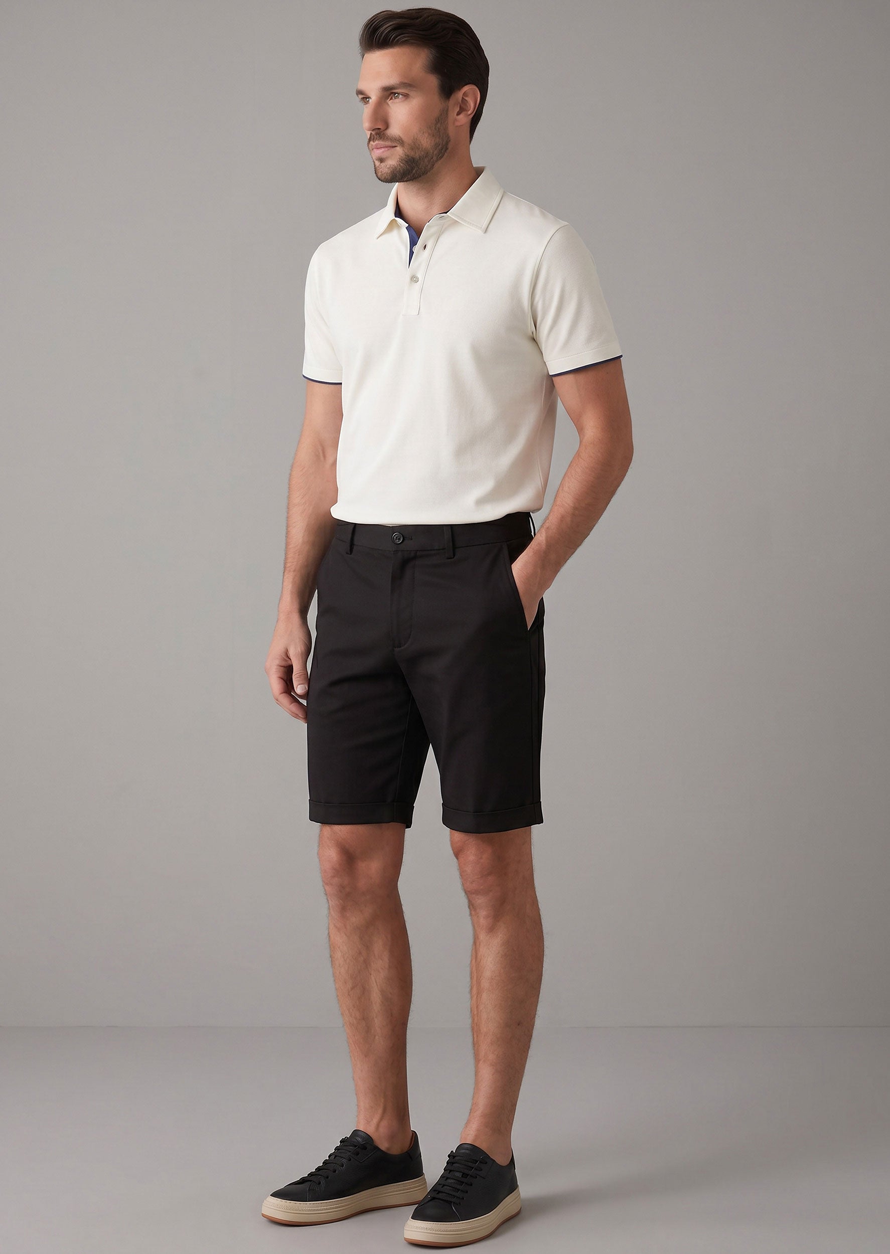 Black Bermuda Short