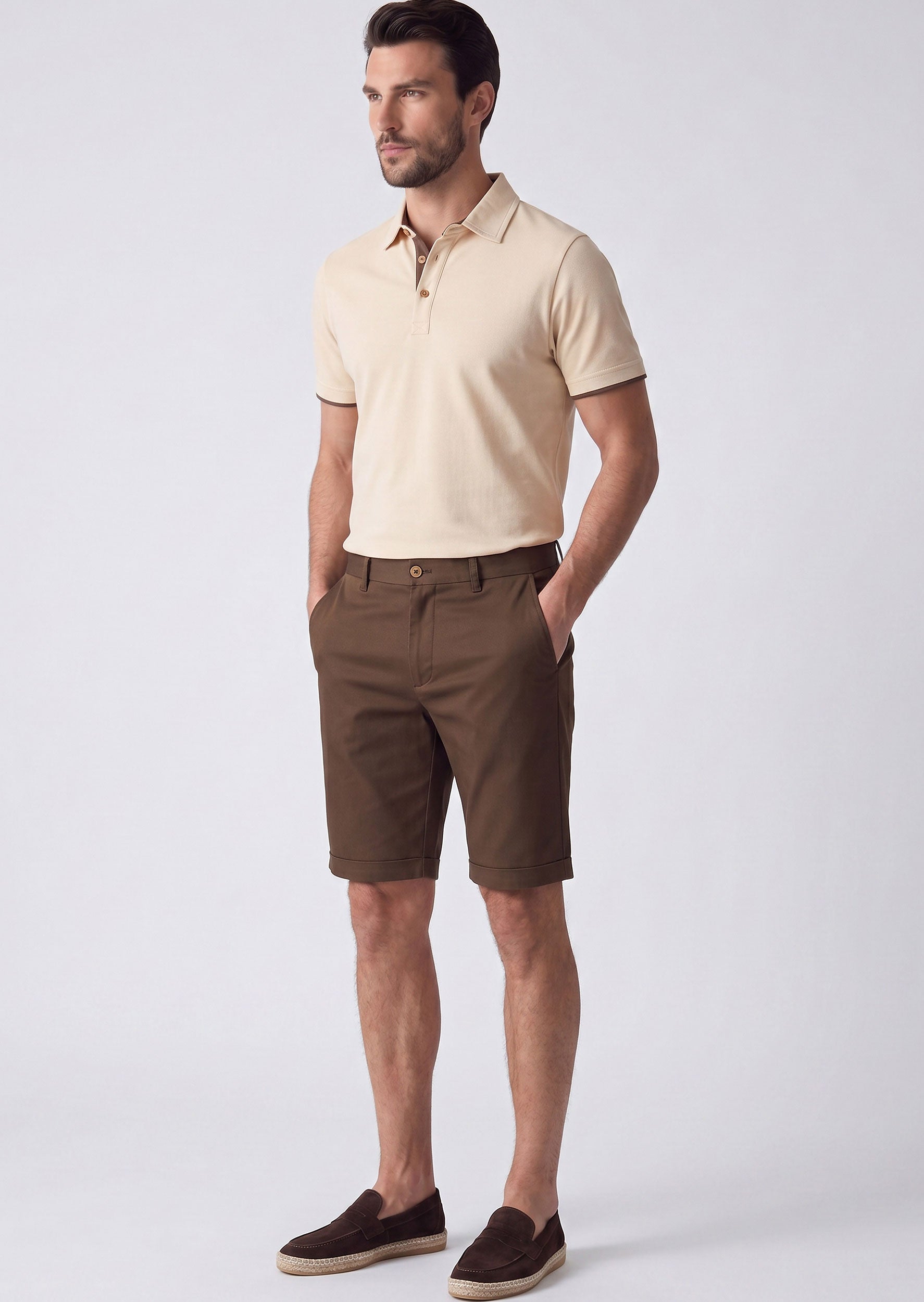 Brown Bermuda Short