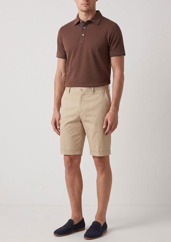 Beige Bermuda Short