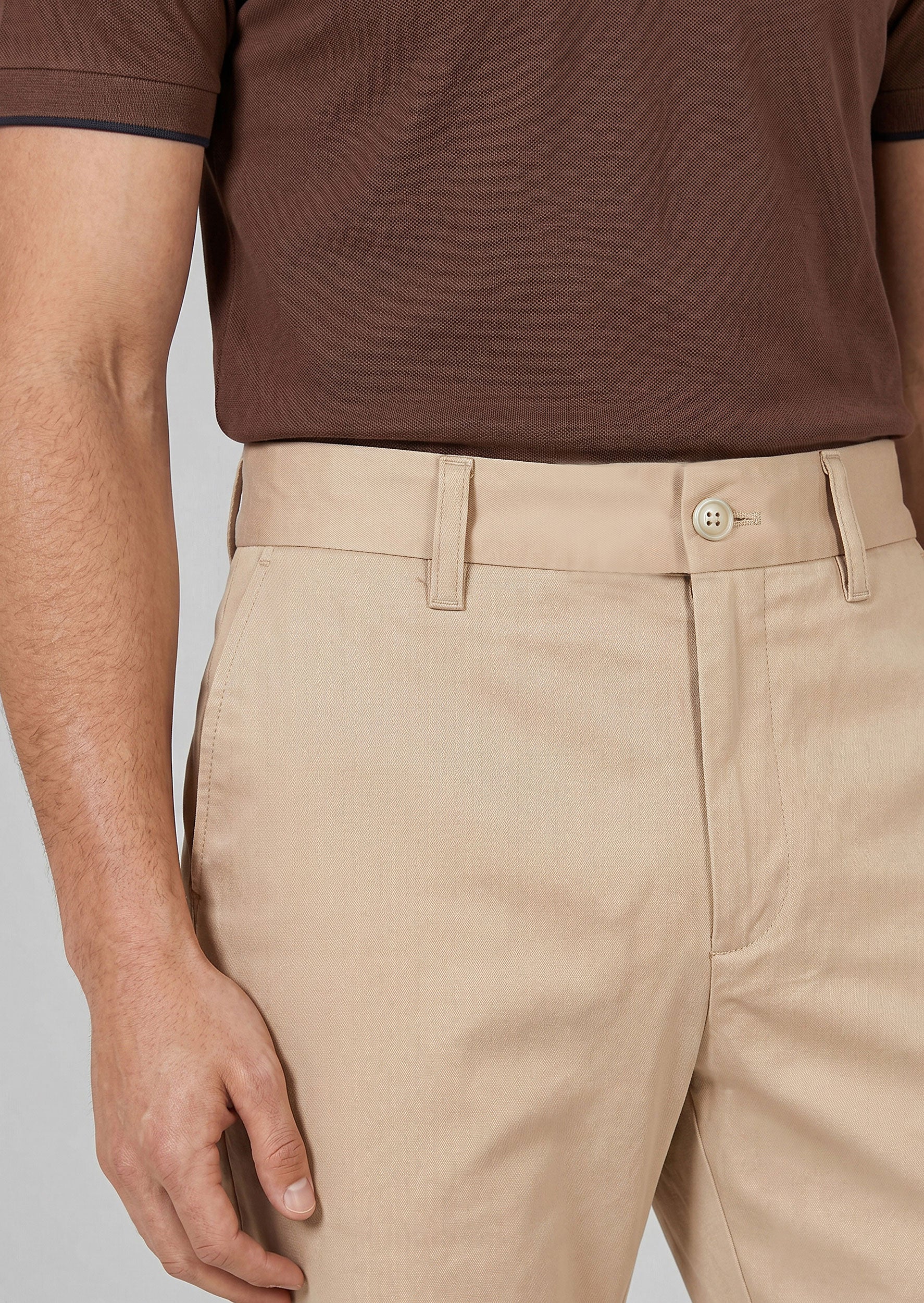 Beige Bermuda Short