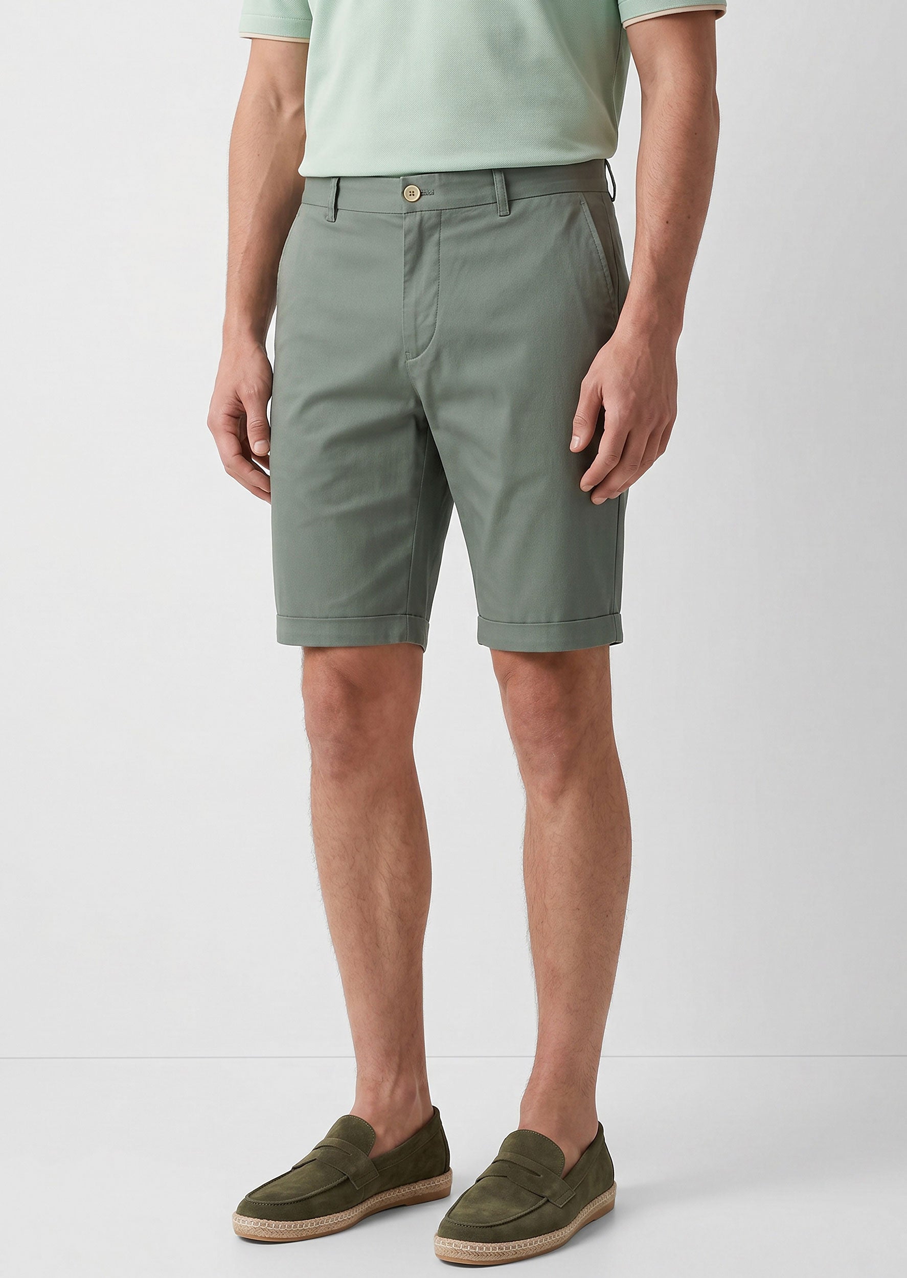 Green Bermuda Short