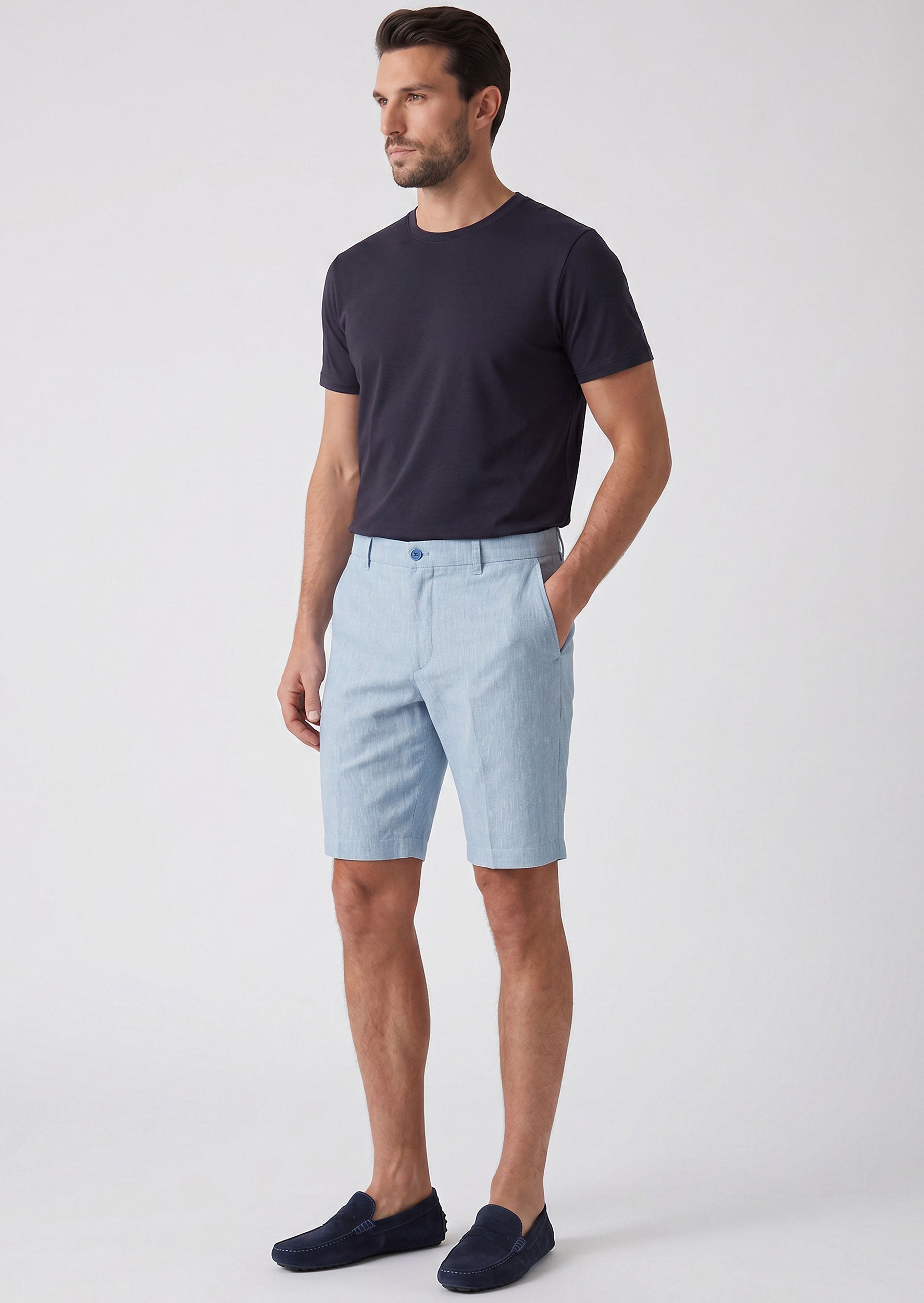 Light Blue Bermuda Short