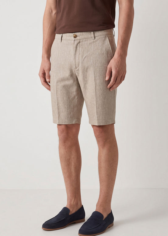Dark Beige Bermuda Short