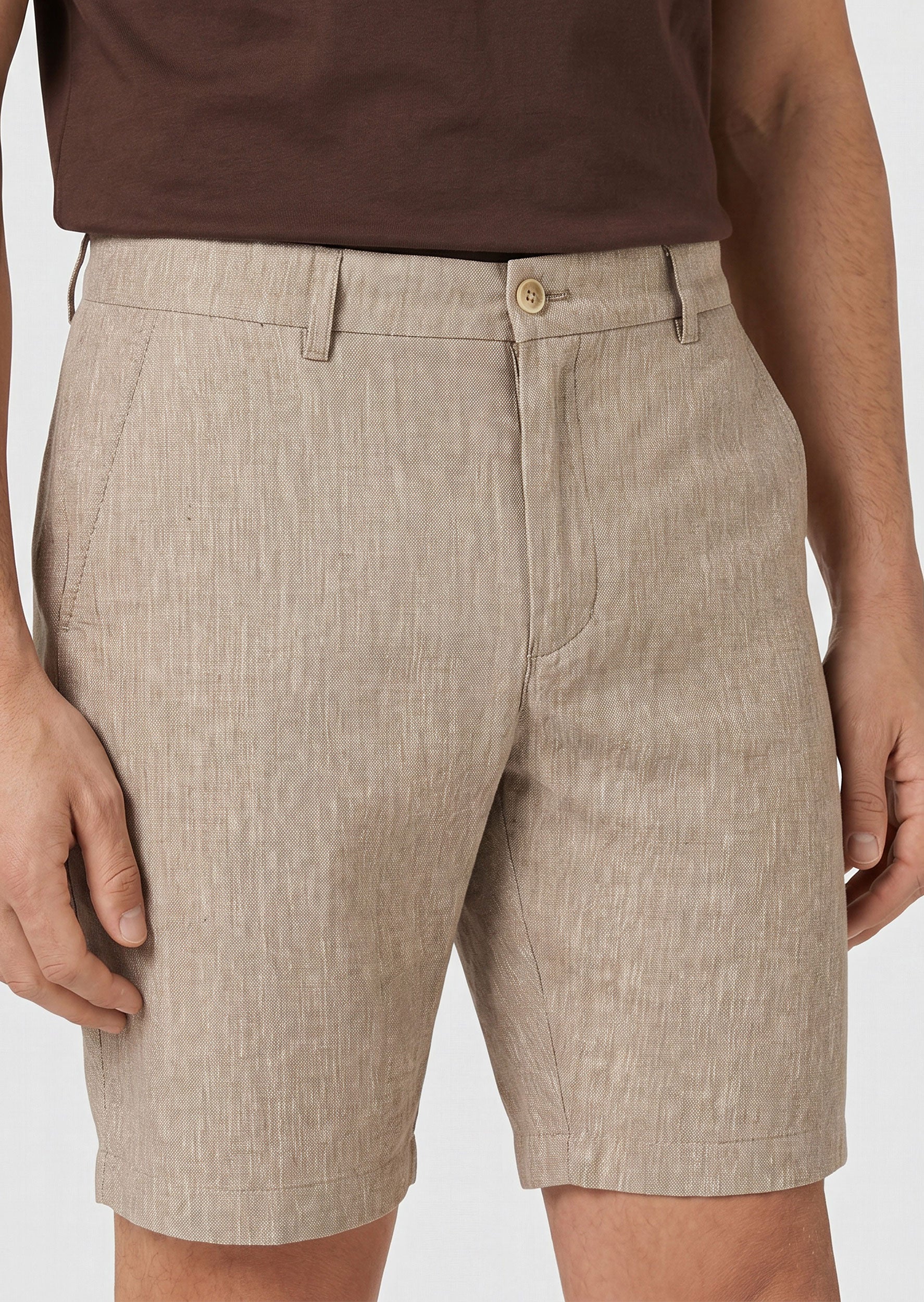 Dark Beige Bermuda Short