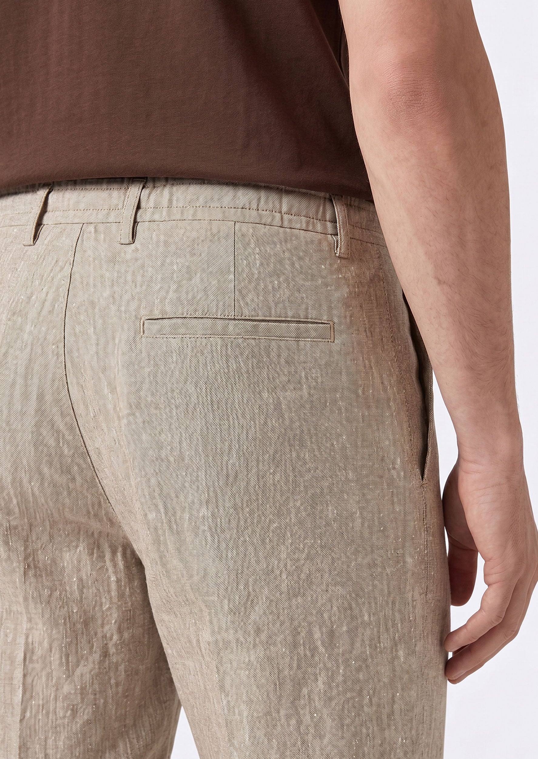 Dark Beige Bermuda Short