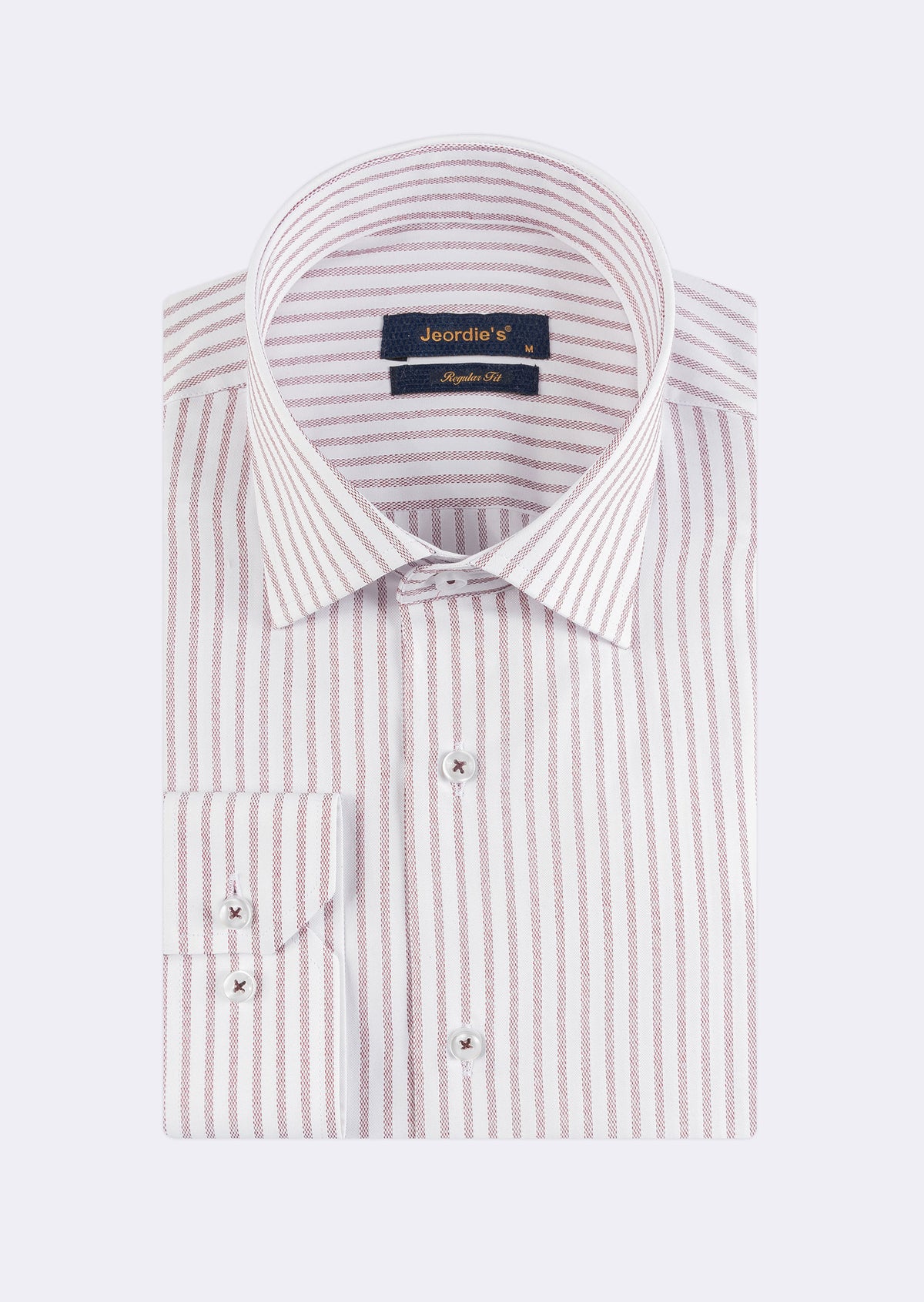 White - Brown Long Sleeve Shirt