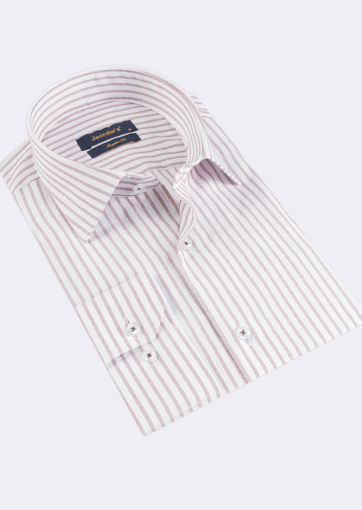 White - Brown Long Sleeve Shirt