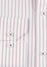 White - Brown Long Sleeve Shirt