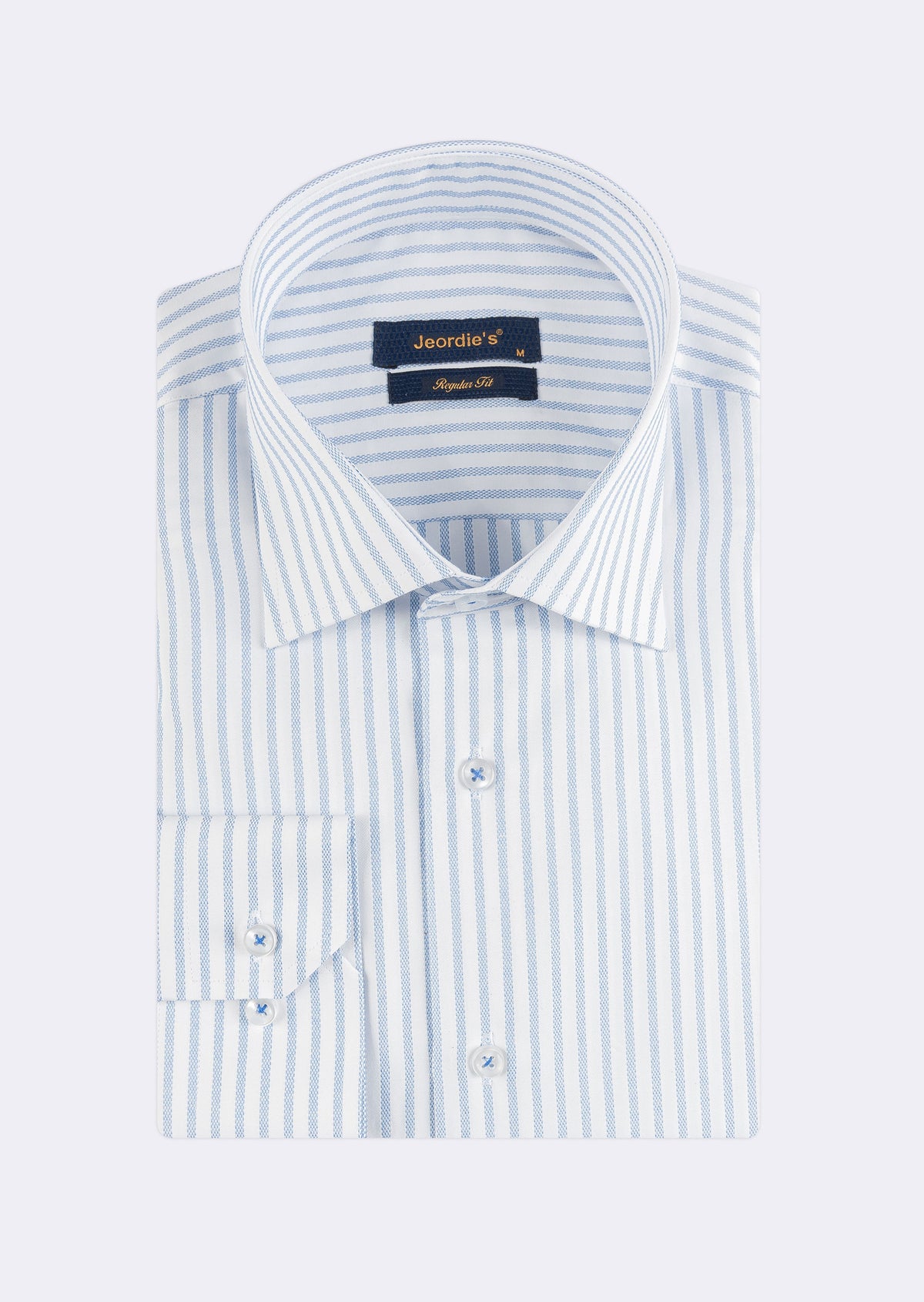 White - Blue Long Sleeve Shirt