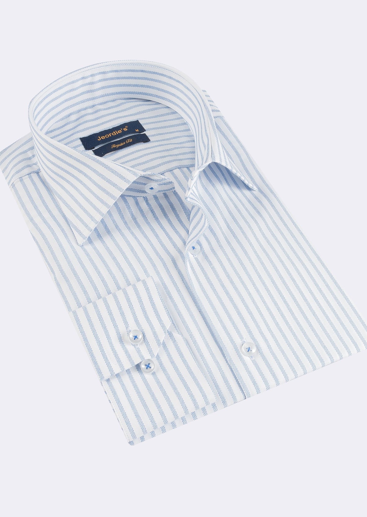 White - Blue Long Sleeve Shirt