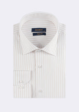White - Beige Long Sleeve Shirt