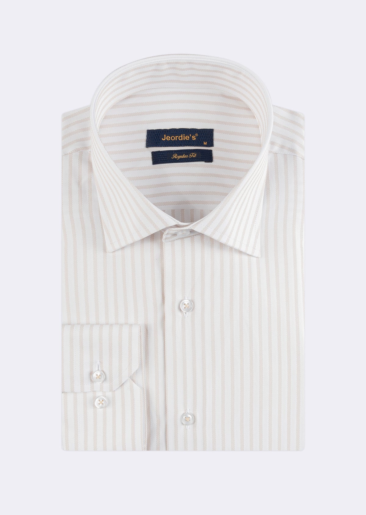 White - Beige Long Sleeve Shirt