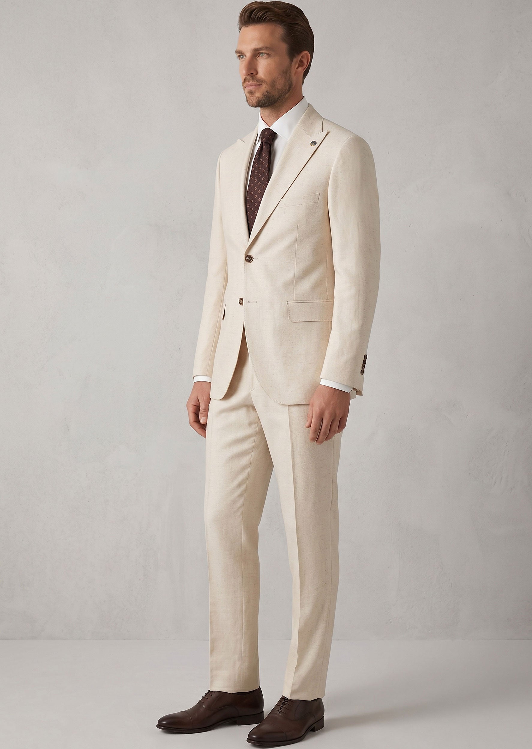 Beige Suit