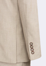Beige Three-Piece Suit