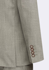 Khaki Three-Piece Suit