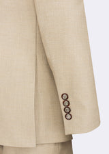 Beige Three-Piece Suit