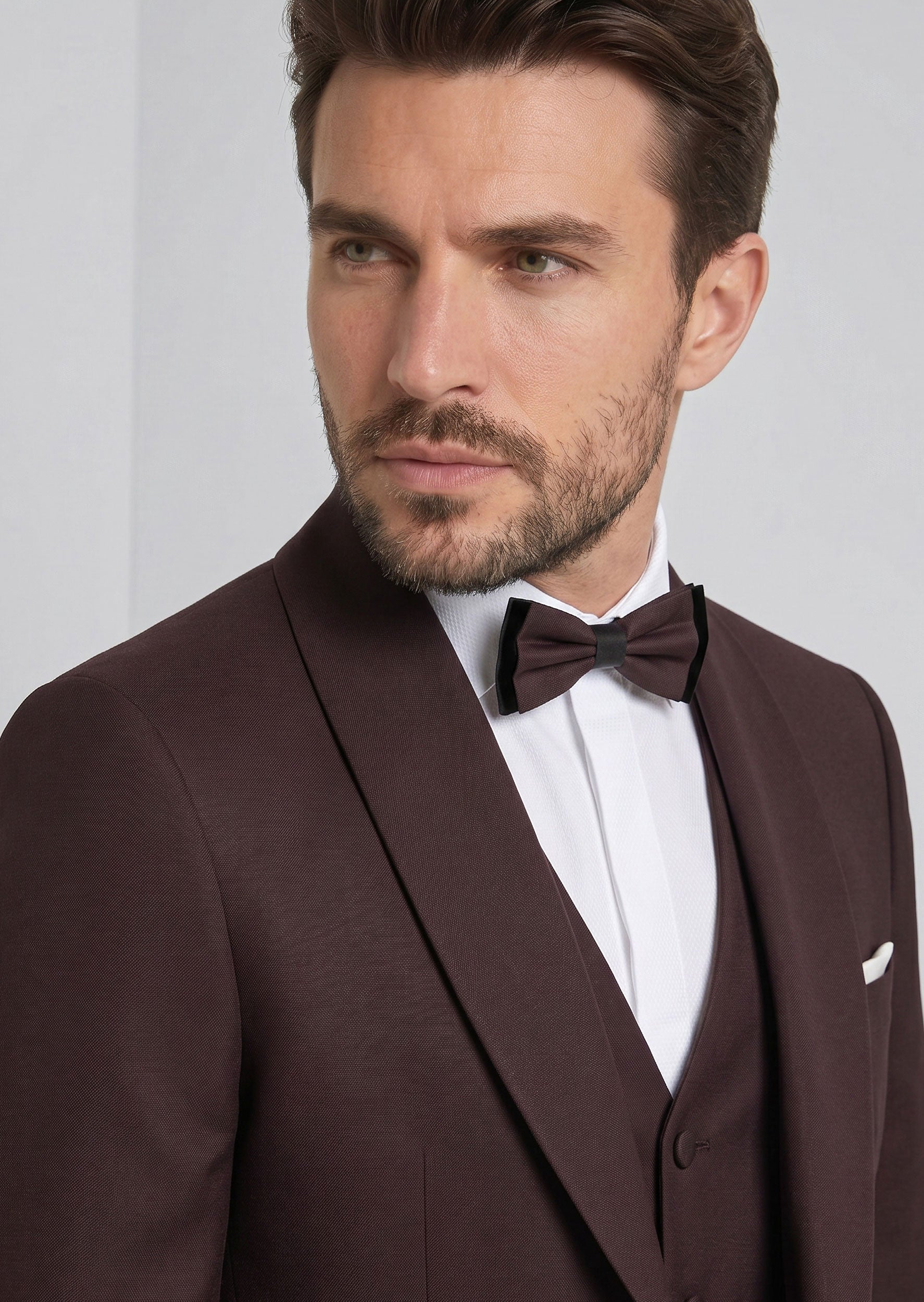 Burgundy Tuxedo