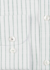 White - Green Long Sleeve Shirt