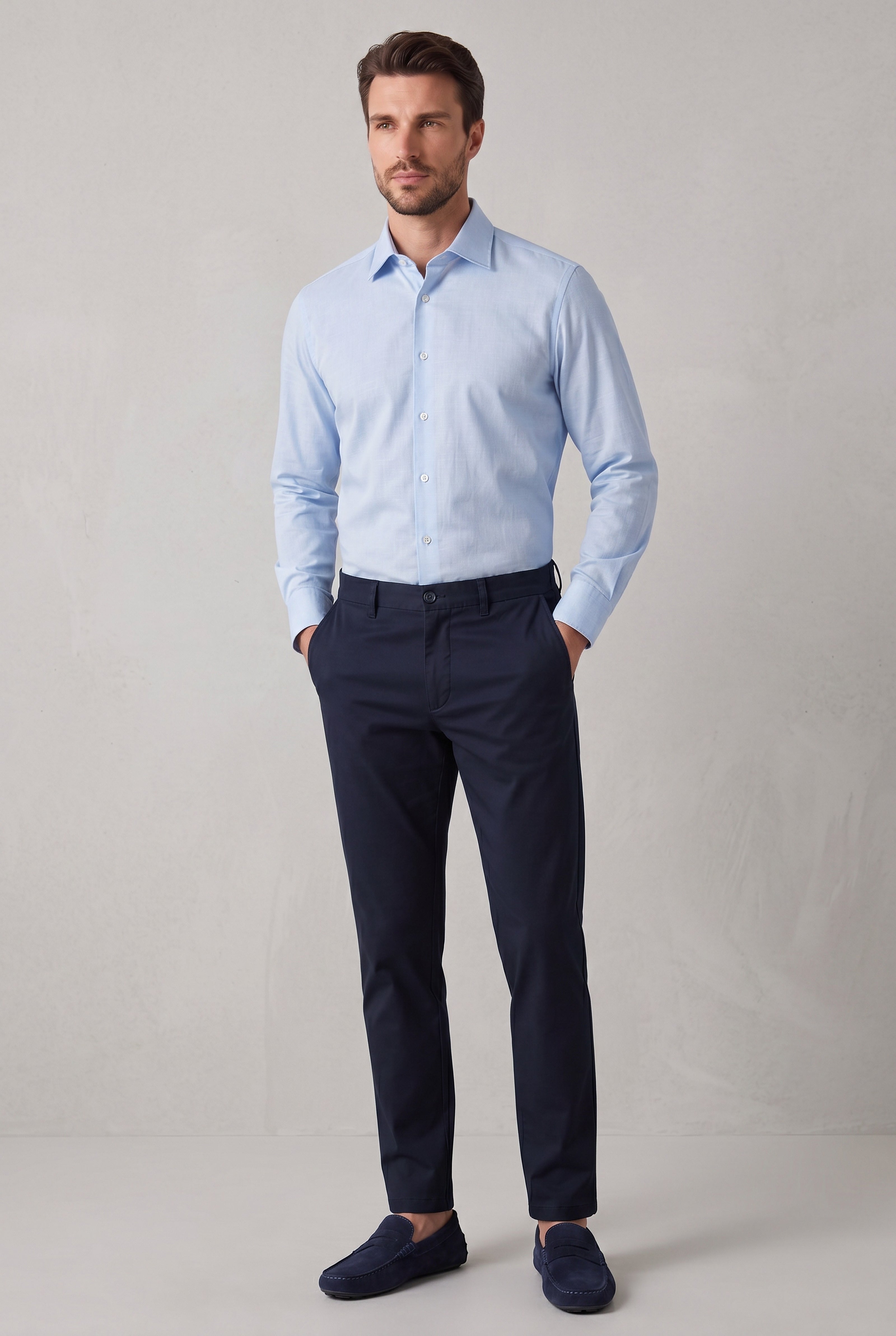 Blue Long Sleeve Shirt