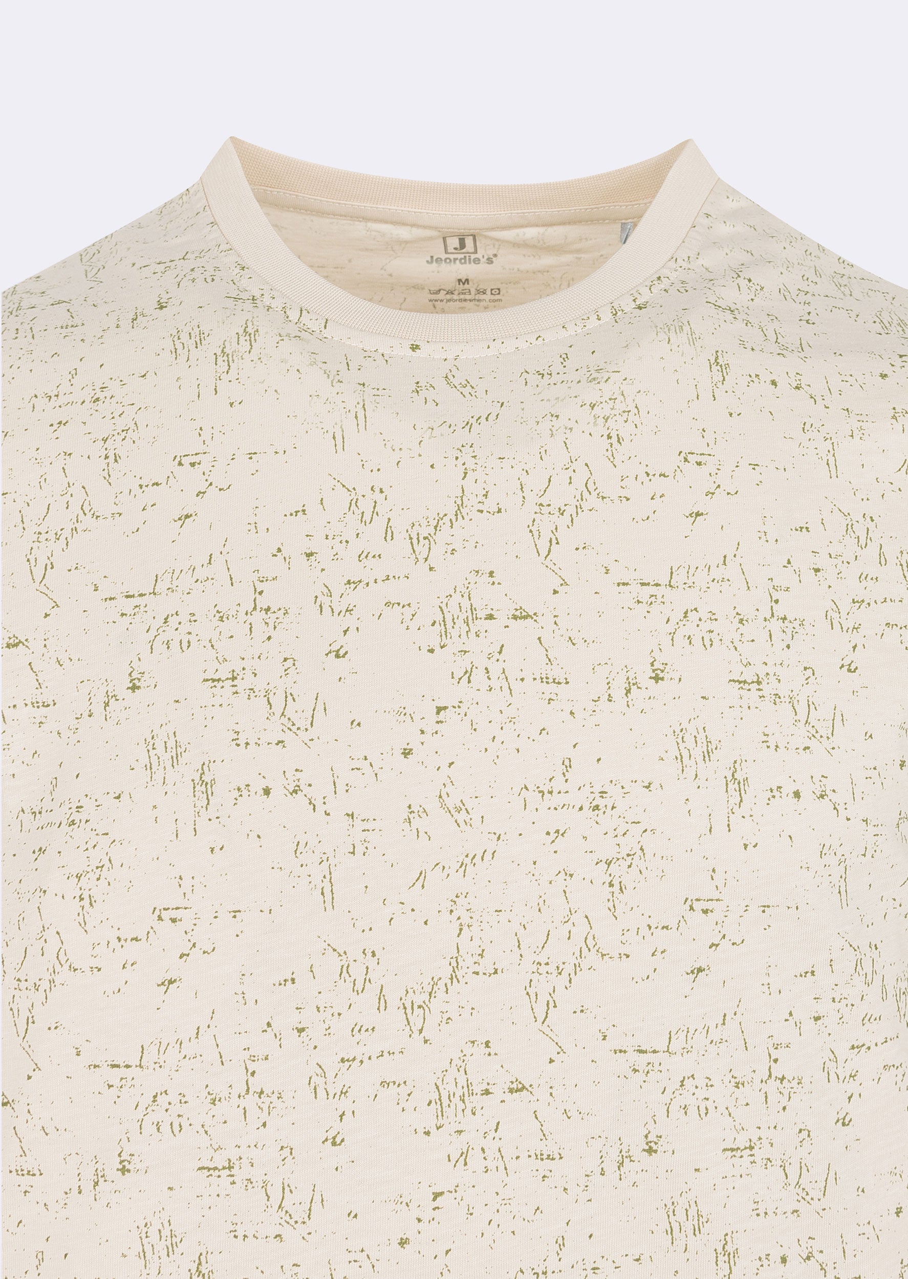 Beige Crew Neck T-shirt