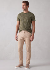 Khaki Crew Neck T-shirt