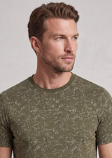 Khaki Crew Neck T-shirt