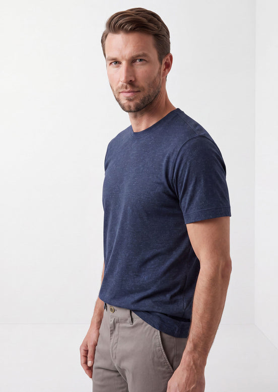 Navy Crew Neck T-shirt