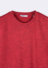 Burgundy Crew Neck T-shirt