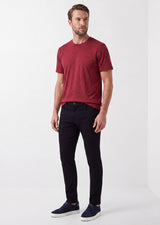 Burgundy Crew Neck T-shirt