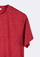 Burgundy Crew Neck T-shirt