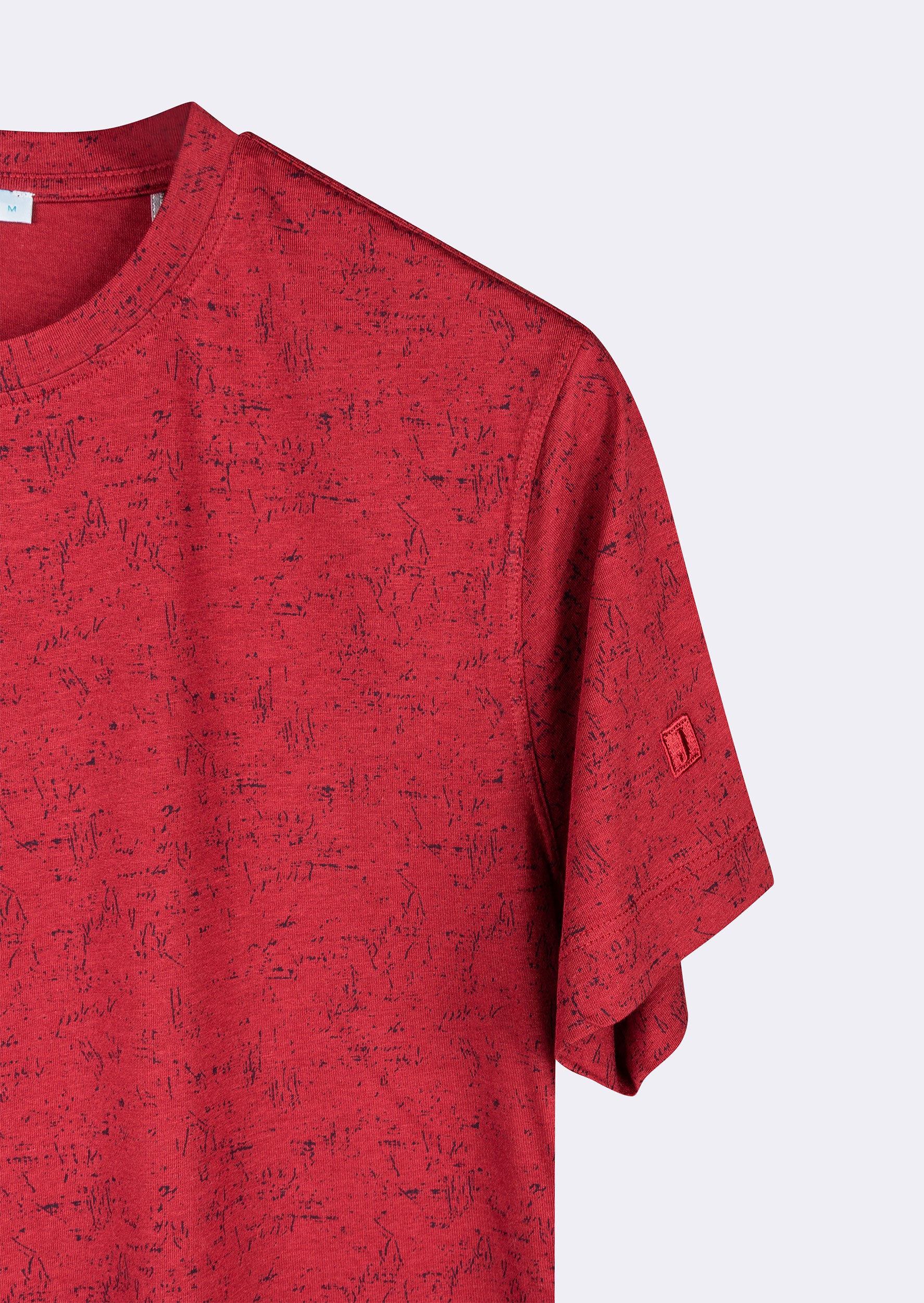 Burgundy Crew Neck T-shirt