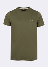 Khaki Crew Neck T-shirt