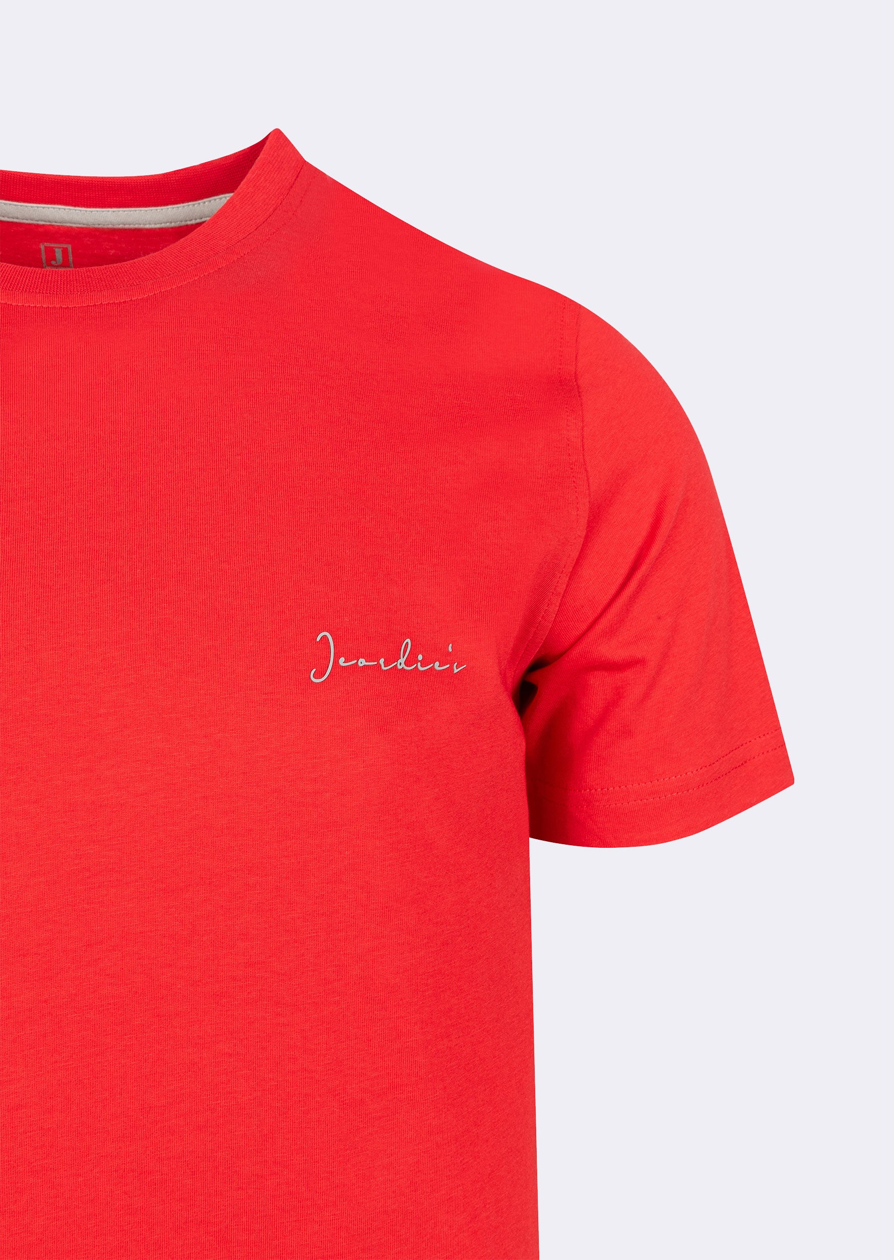Red Crew Neck T-shirt